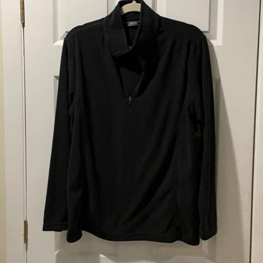 Lands' End Classic Black Pullover
